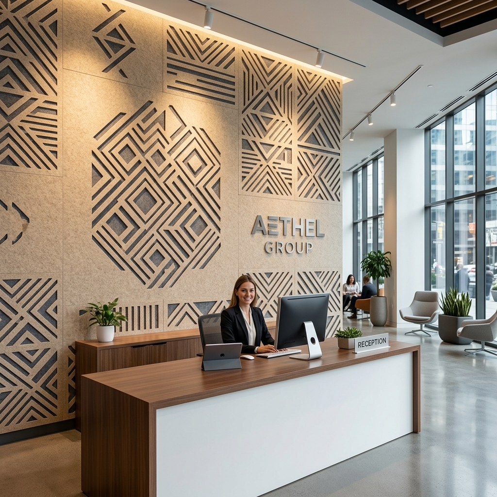 CNC-Cut Acoustic Panel
